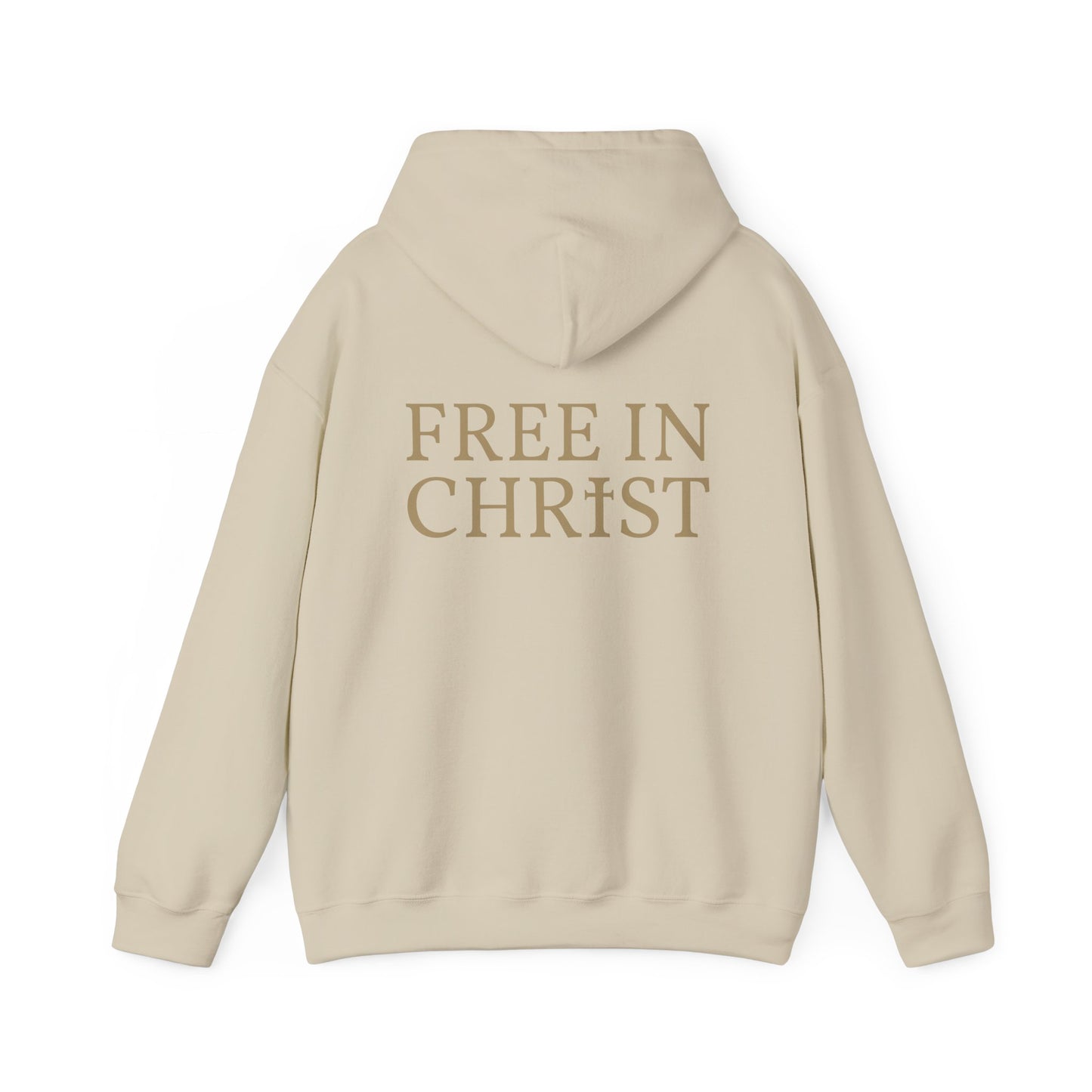 Free in Christ (Back) Unisex Hoodie