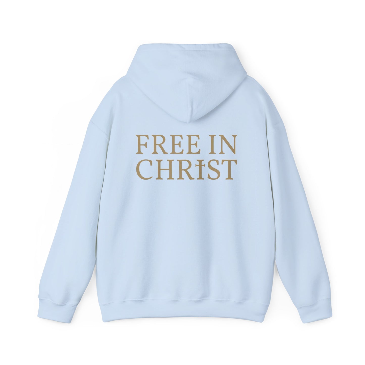 Free in Christ (Back) Unisex Hoodie