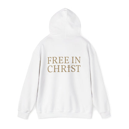 Free in Christ (Back) Unisex Hoodie