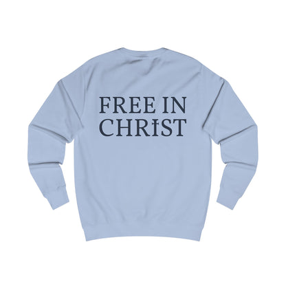 Free in Christ (Back) Unisex Sweatshirt