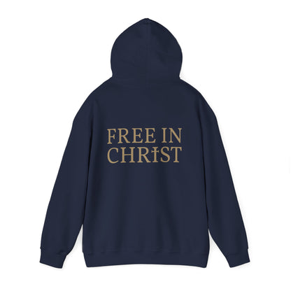 Free in Christ (Back) Unisex Hoodie