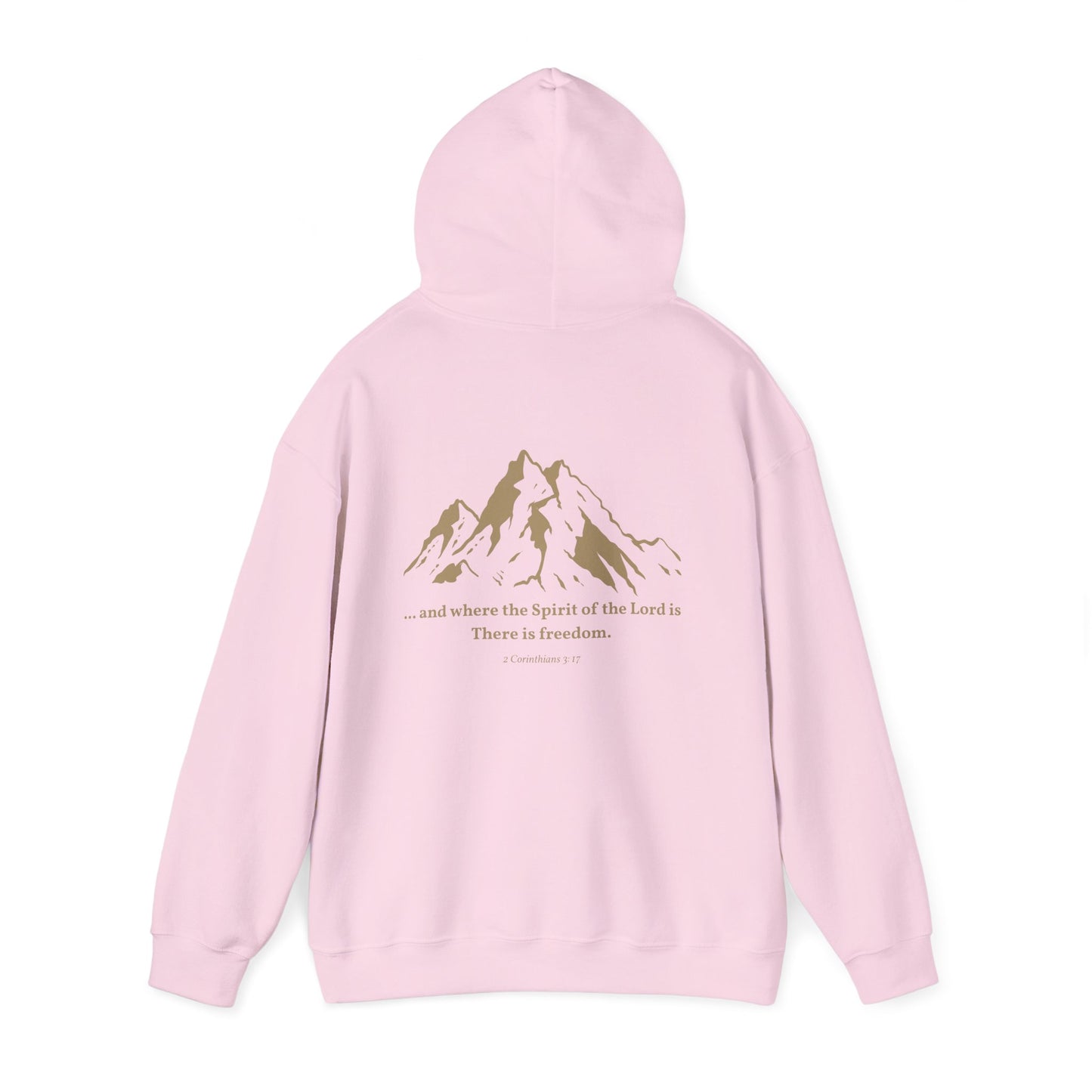 2 Cor. 3:17 (Back) Unisex Hoodie