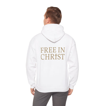 Free in Christ (Back) Unisex Hoodie