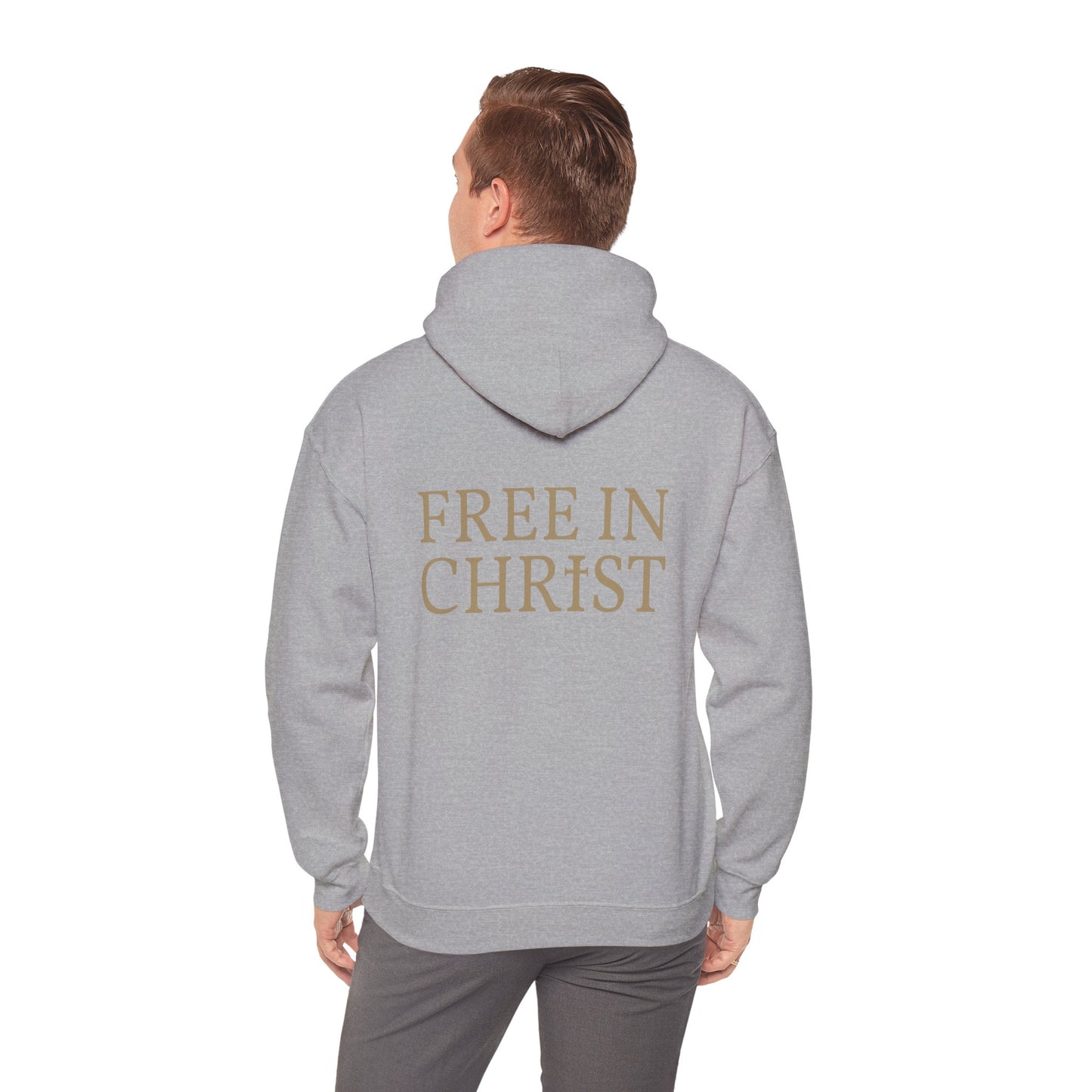 Free in Christ (Back) Unisex Hoodie