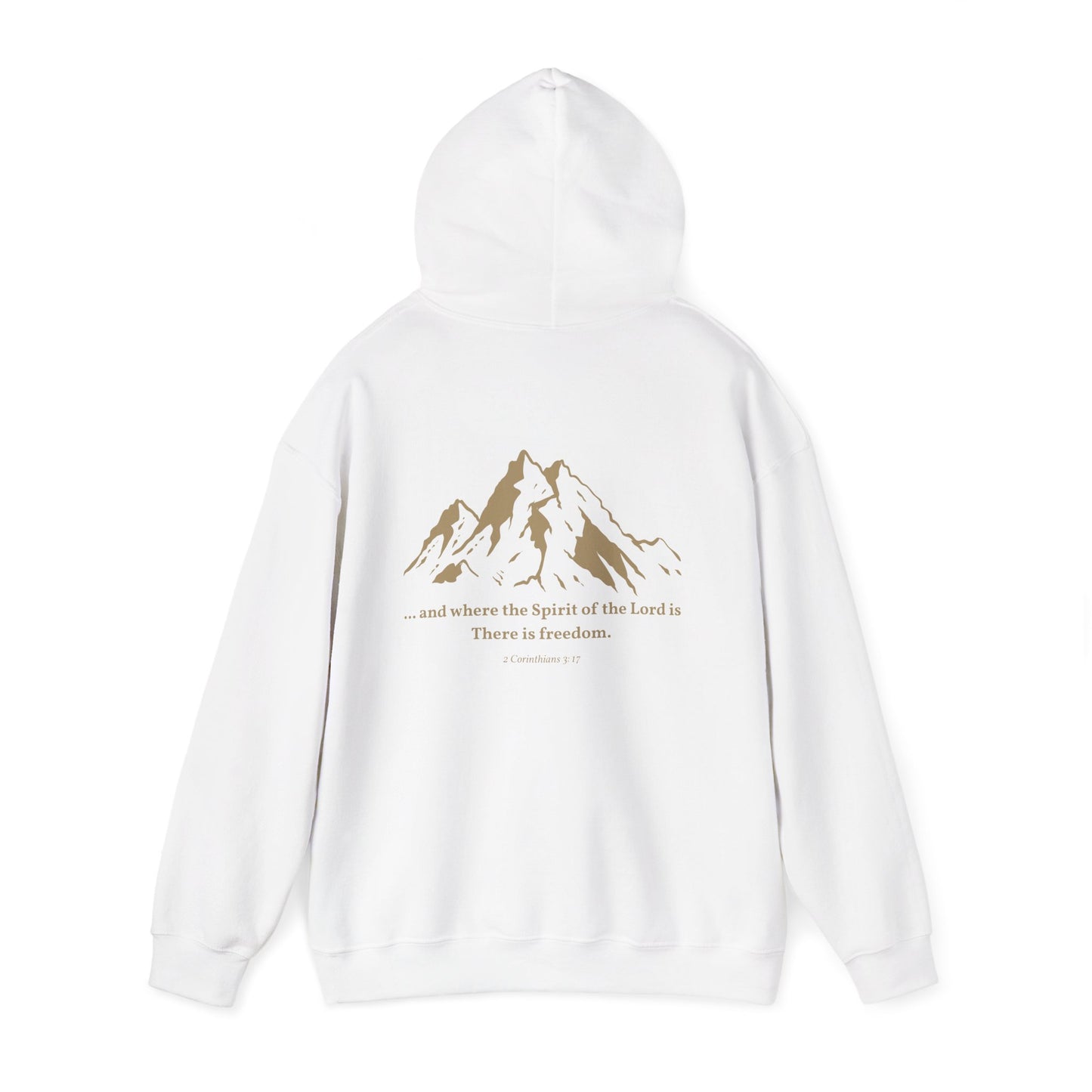 2 Cor. 3:17 (Back) Unisex Hoodie