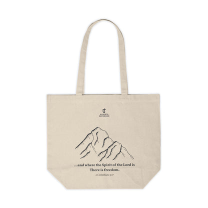 2 Cor. 3:17 Canvas Tote Bag