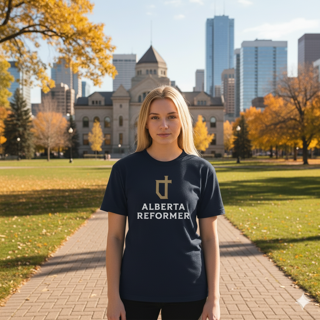 Crewneck T-Shirt (Stacked Logo)