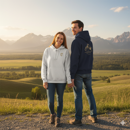 2 Cor. 3:17 (Back) Unisex Hoodie