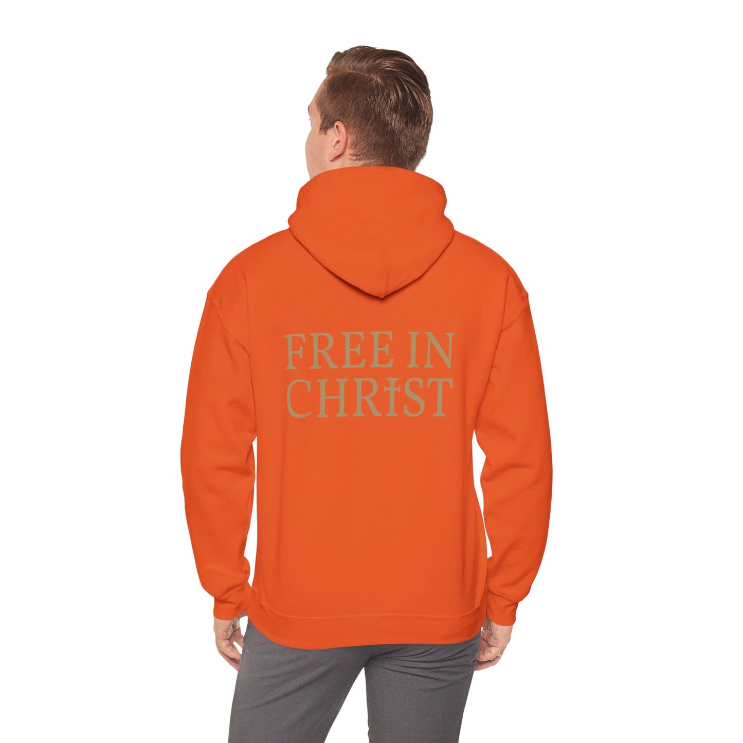Free in Christ (Back) Unisex Hoodie