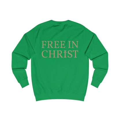 Free in Christ (Back) Unisex Sweatshirt