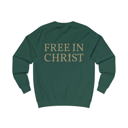 Free in Christ (Back) Unisex Sweatshirt