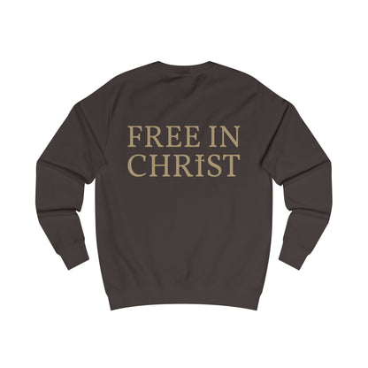 Free in Christ (Back) Unisex Sweatshirt