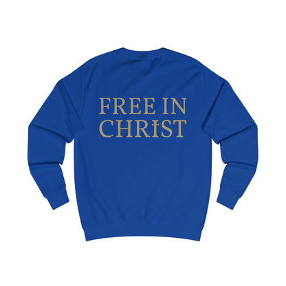 Free in Christ (Back) Unisex Sweatshirt