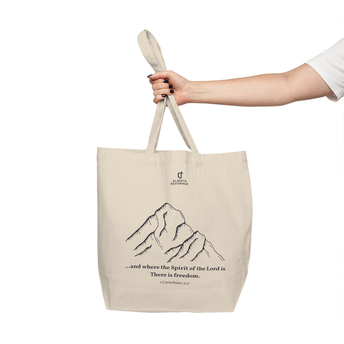 2 Cor. 3:17 Canvas Tote Bag