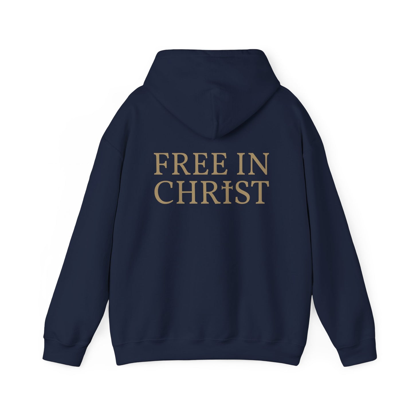 Free in Christ (Back) Unisex Hoodie