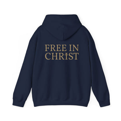 Free in Christ (Back) Unisex Hoodie
