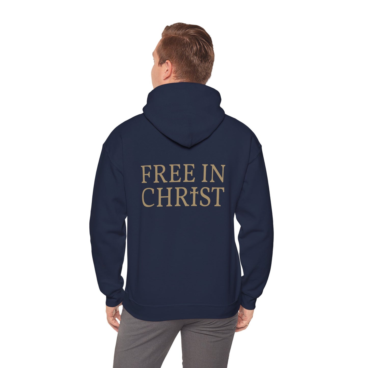 Free in Christ (Back) Unisex Hoodie