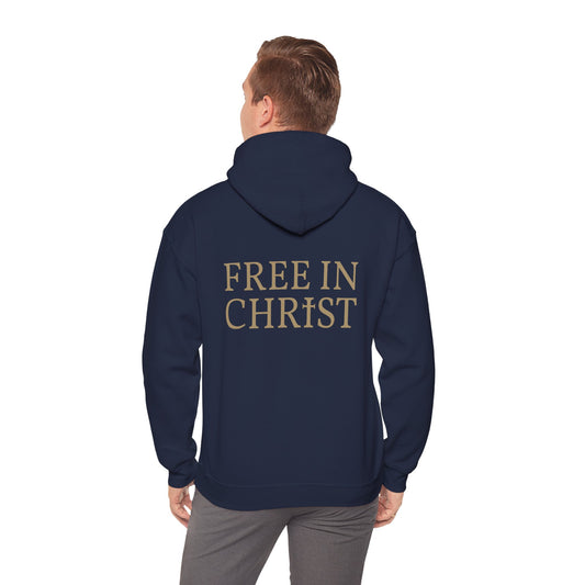 Free in Christ (Back) Unisex Hoodie