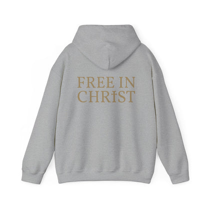 Free in Christ (Back) Unisex Hoodie
