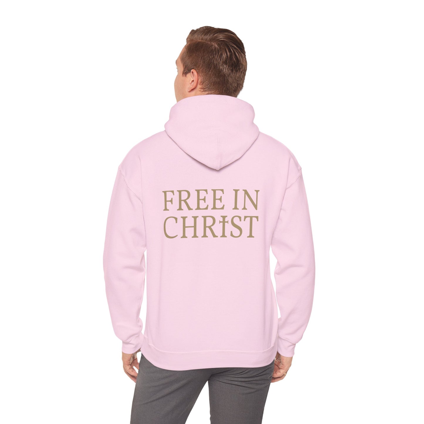 Free in Christ (Back) Unisex Hoodie