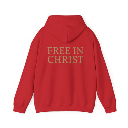 Free in Christ (Back) Unisex Hoodie