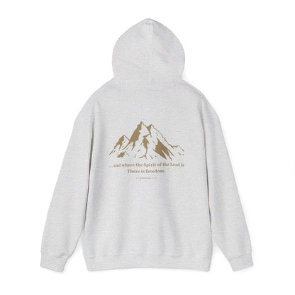 2 Cor. 3:17 (Back) Unisex Hoodie