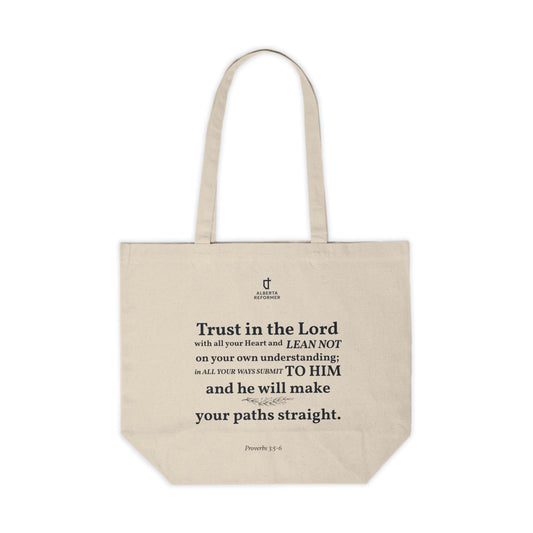 Proverbs 3:5-6 Canvas Tote Bag