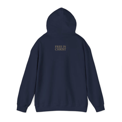 Free in Christ (Back Version 2) Unisex Hoodie