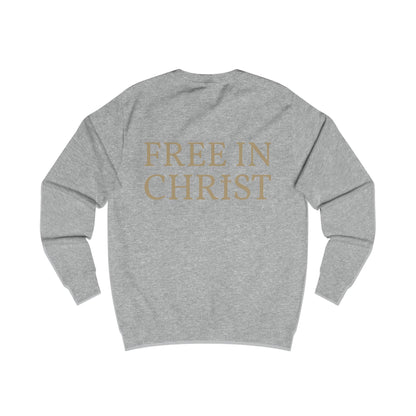 Free in Christ (Back) Unisex Sweatshirt