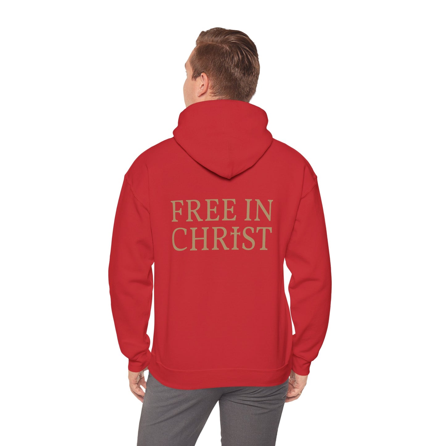 Free in Christ (Back) Unisex Hoodie