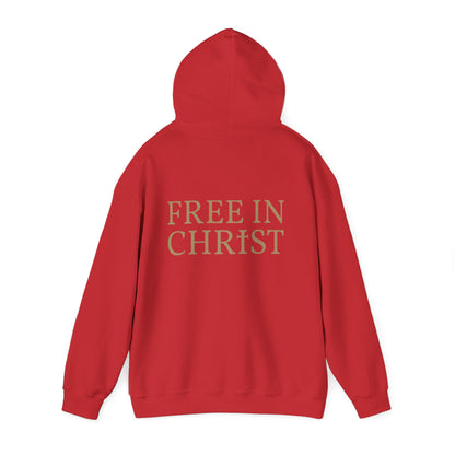 Free in Christ (Back) Unisex Hoodie