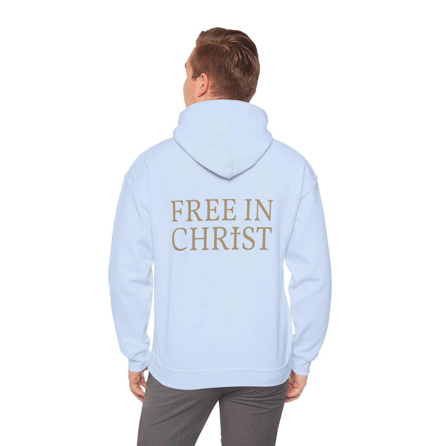 Free in Christ (Back) Unisex Hoodie