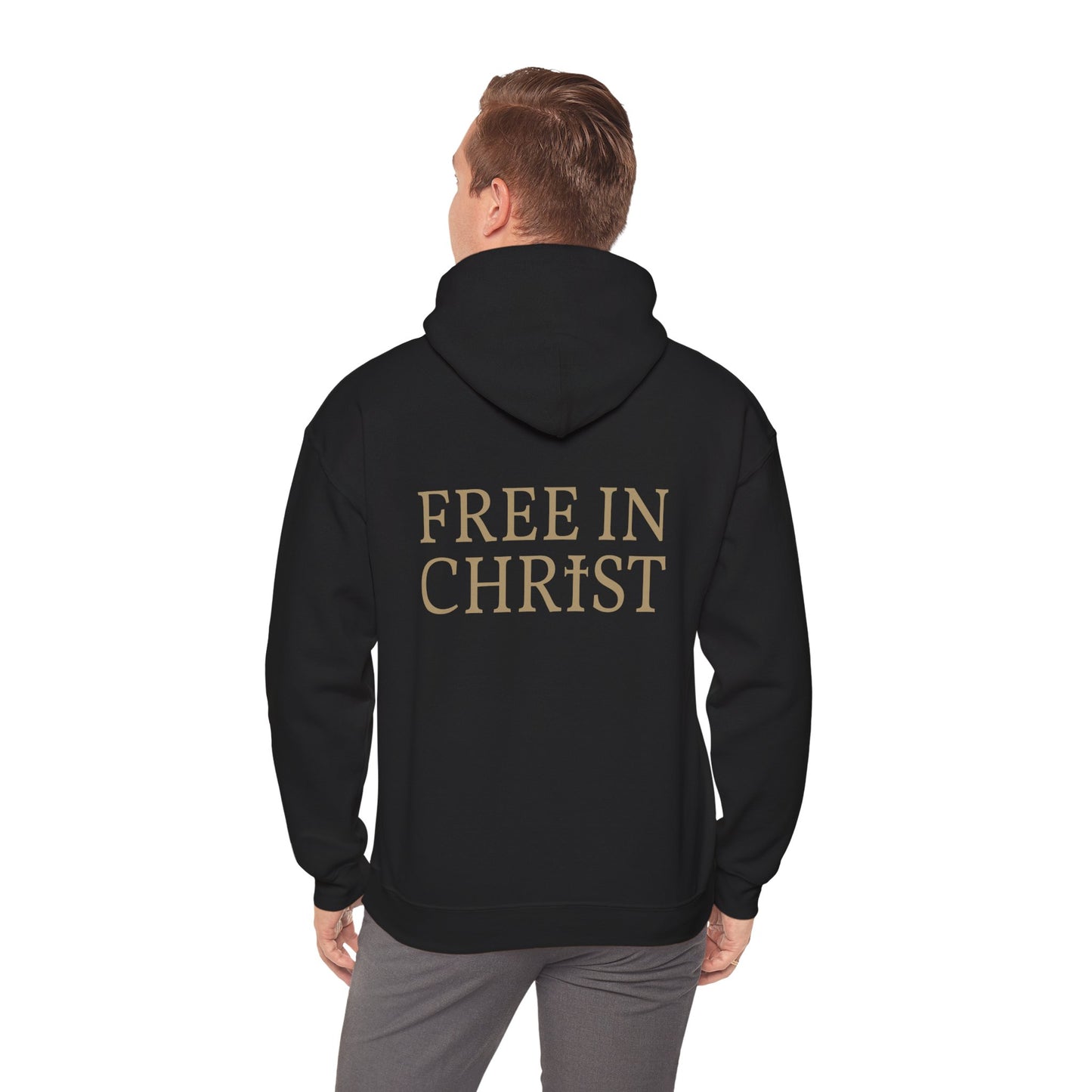Free in Christ (Back) Unisex Hoodie